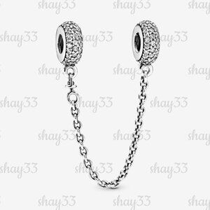 Pandora Sparkling Pavé Safety Chain Charm